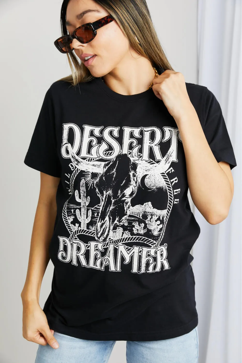 Full Size DESERT DREAMER Graphic Tee, image 10