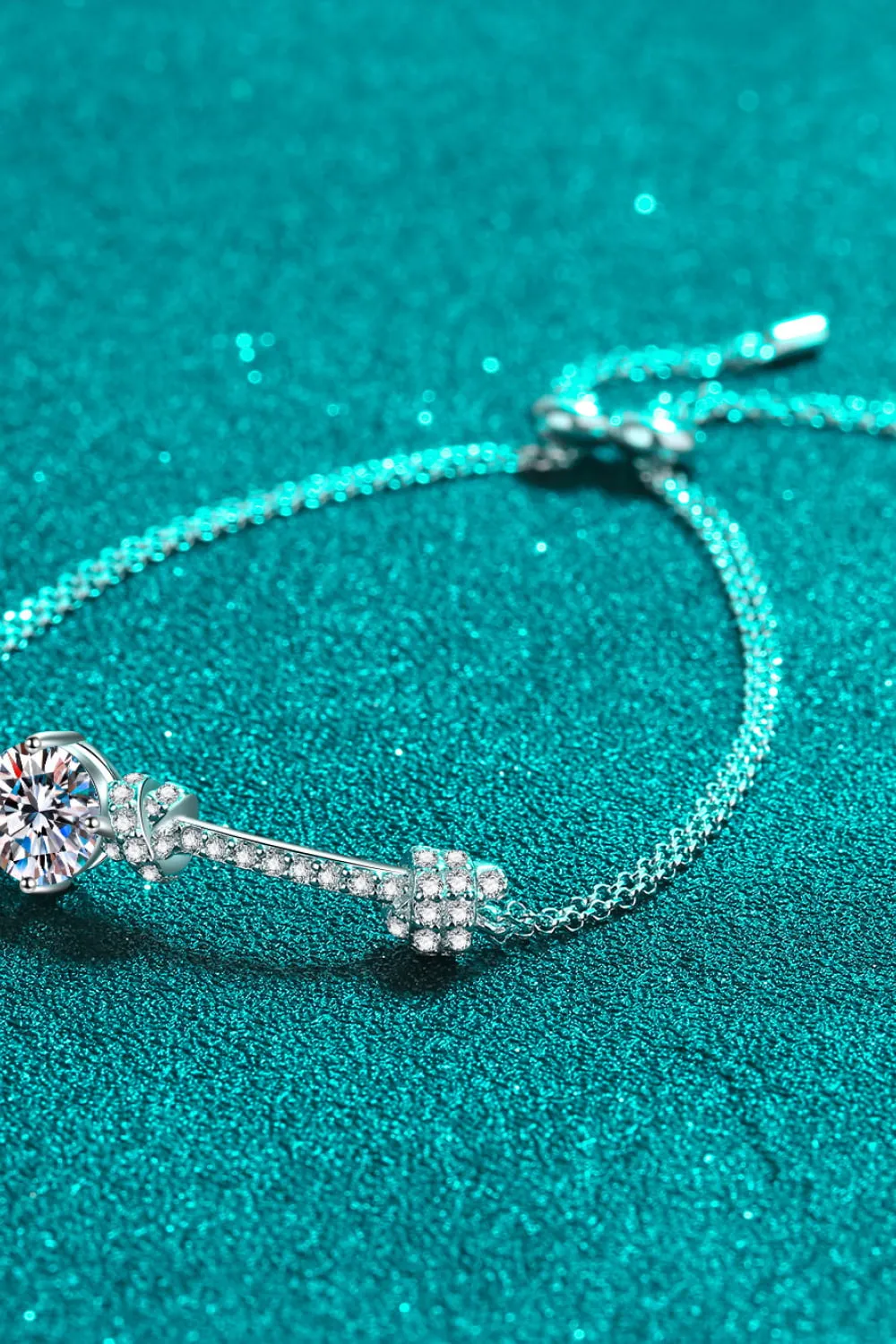 2 Carat Moissanite 925 Sterling Silver Bracelet, image 4