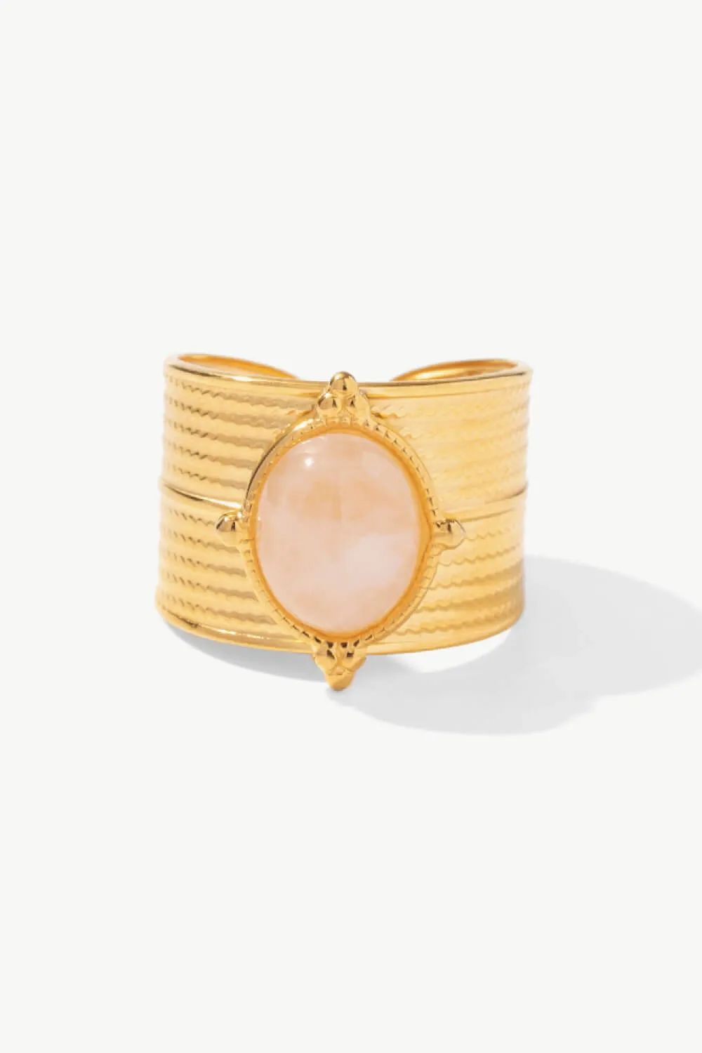 18K Gold-Plated Wide Open Ring, image 9