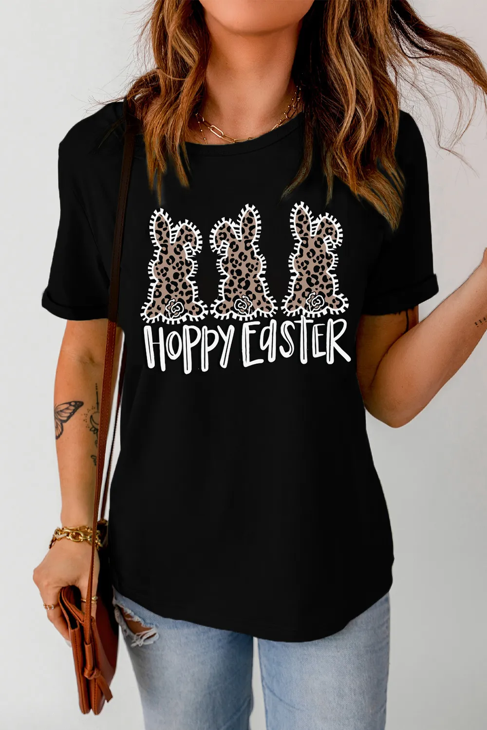 HOPPY EASTER Graphic Tee Shirt, image 2