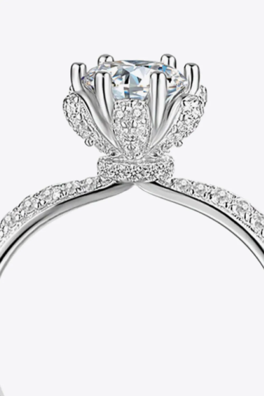 1 Carat Moissanite 6-Prong Ring, image 2