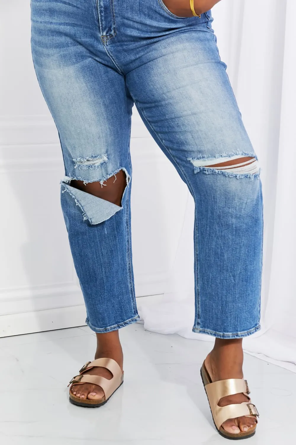 Full Size Emily High Rise Relaxed Jeans, image 5