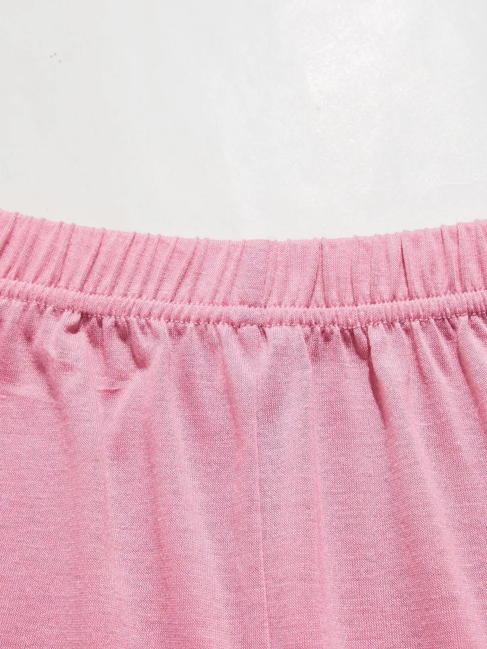 V-Neck Lace Trim Slit Cami and Pants Pajama Set, image 15