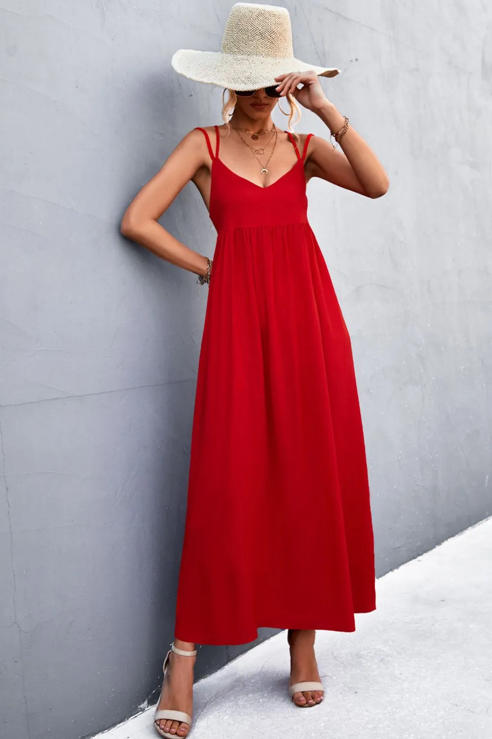 Double Strap Tie Back Dress, image 8