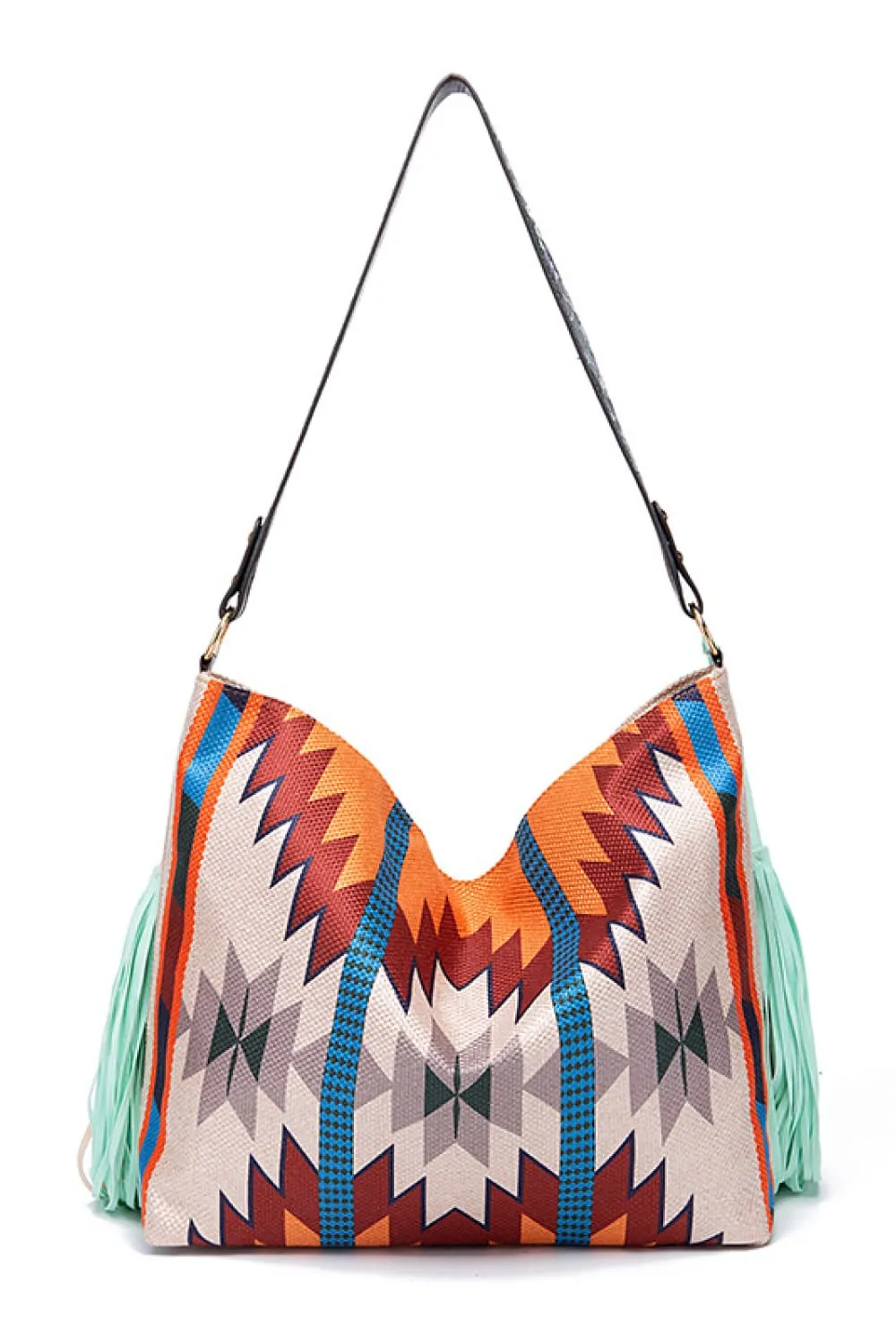 Geometric Canvas Tote Bag, image 14