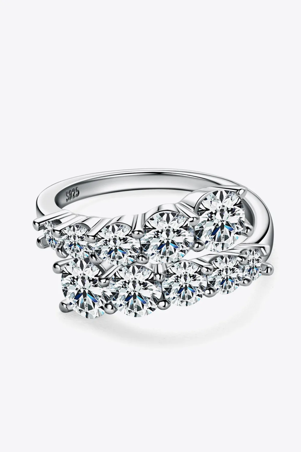 Moissanite 925 Sterling Silver Ring, image 6