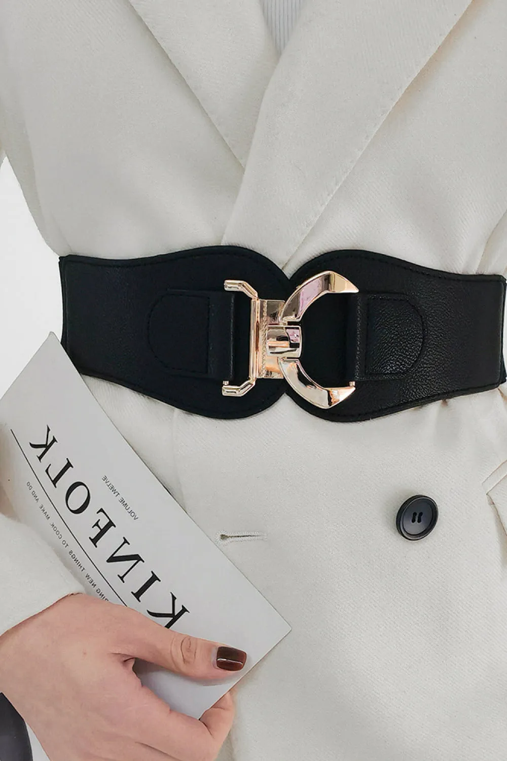 Alloy Buckle Elastic Belt, image 7