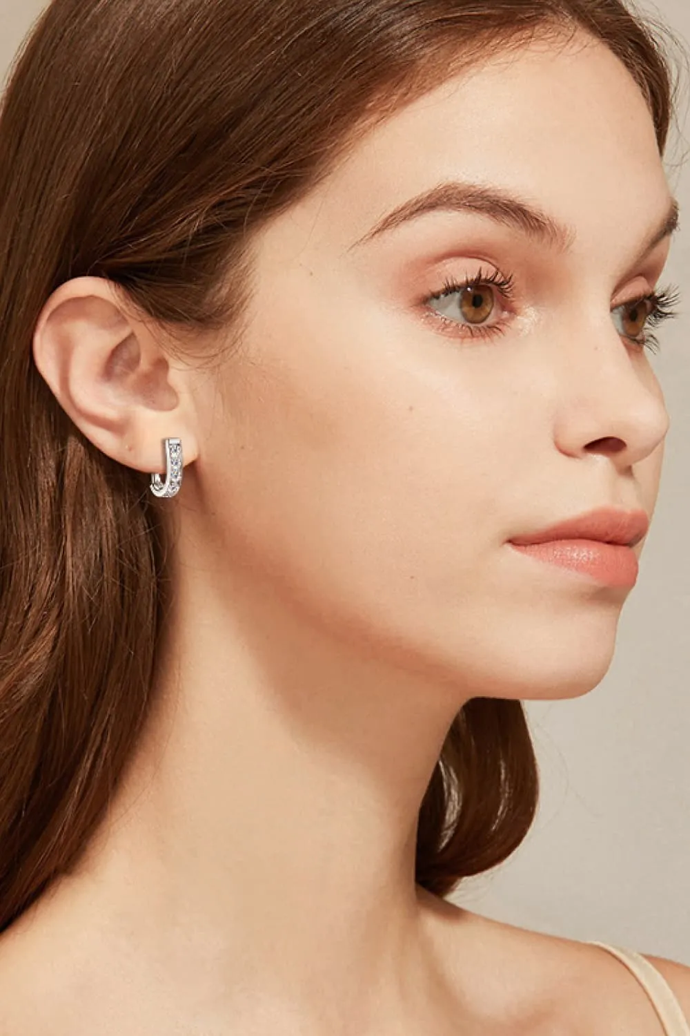 1 Carat Moissanite 925 Sterling Silver Earrings, image 4