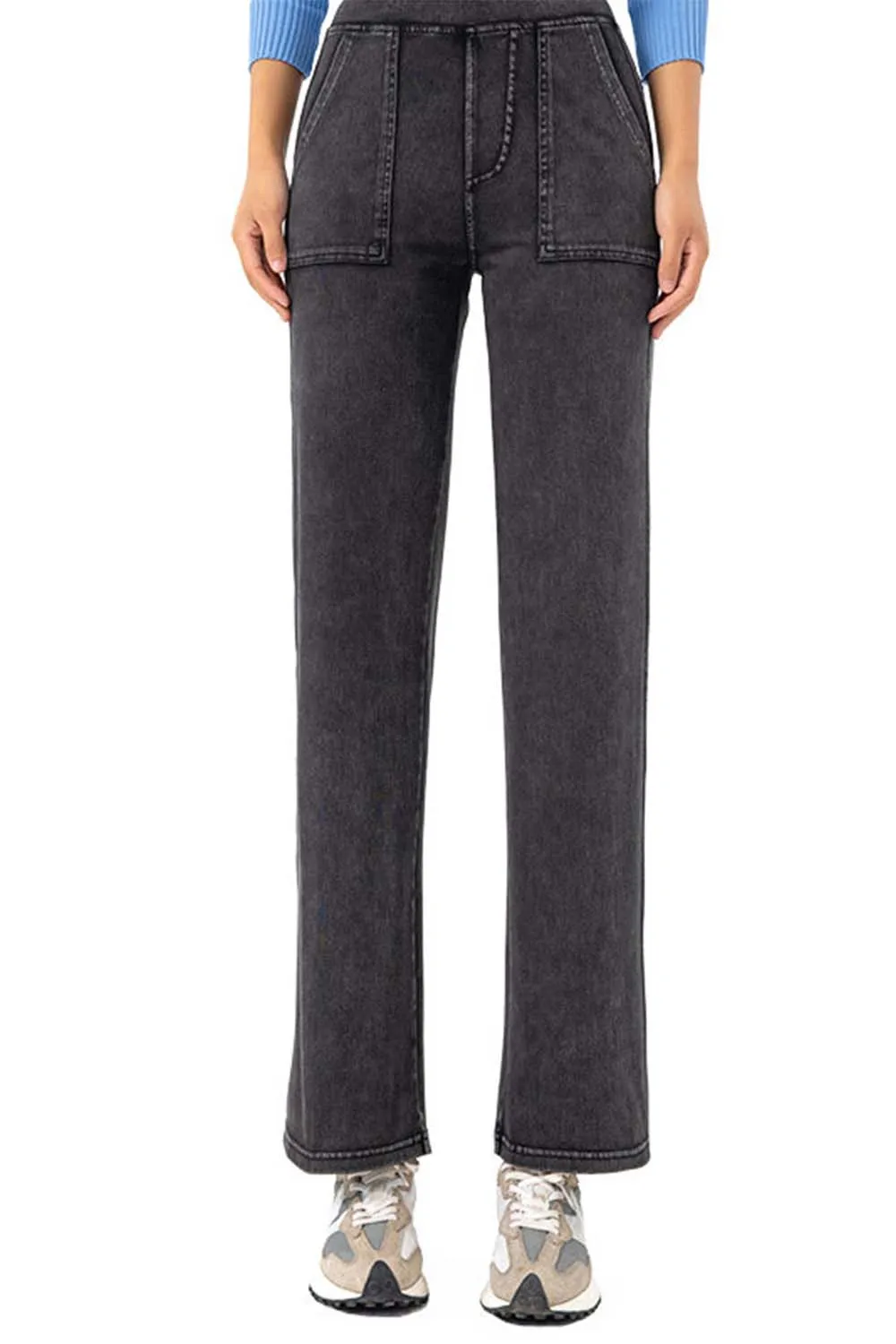 Pocketed Long Jeans, image 4
