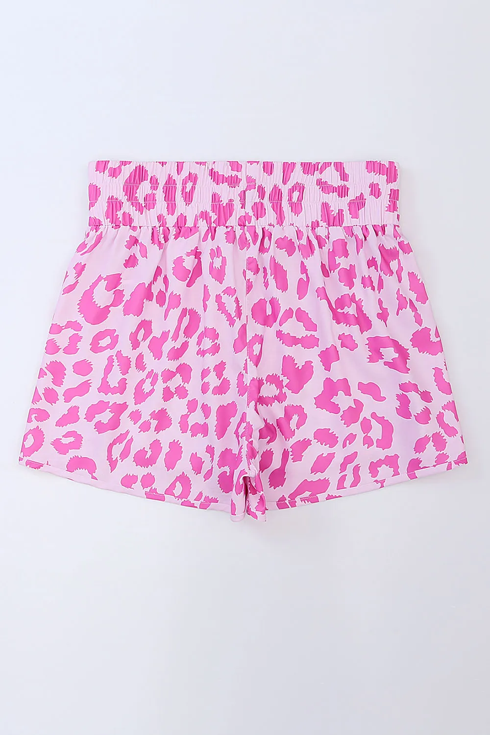 Leopard Elastic Waist Shorts, image 17