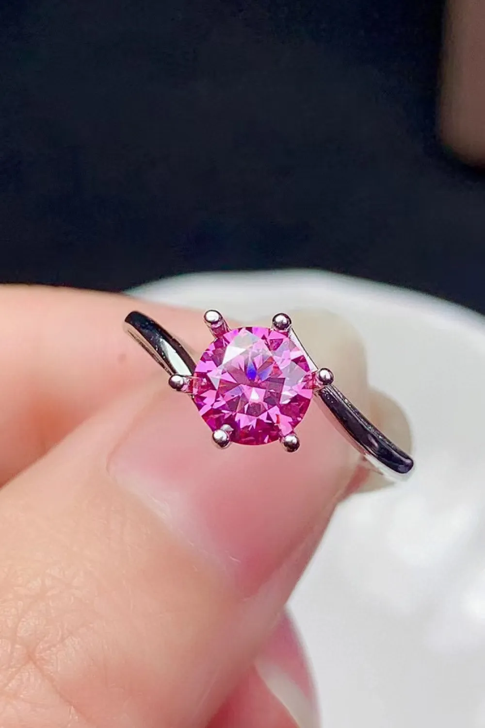 Can't Stop Your Shine 1 Carat Moissanite Ring, image 6