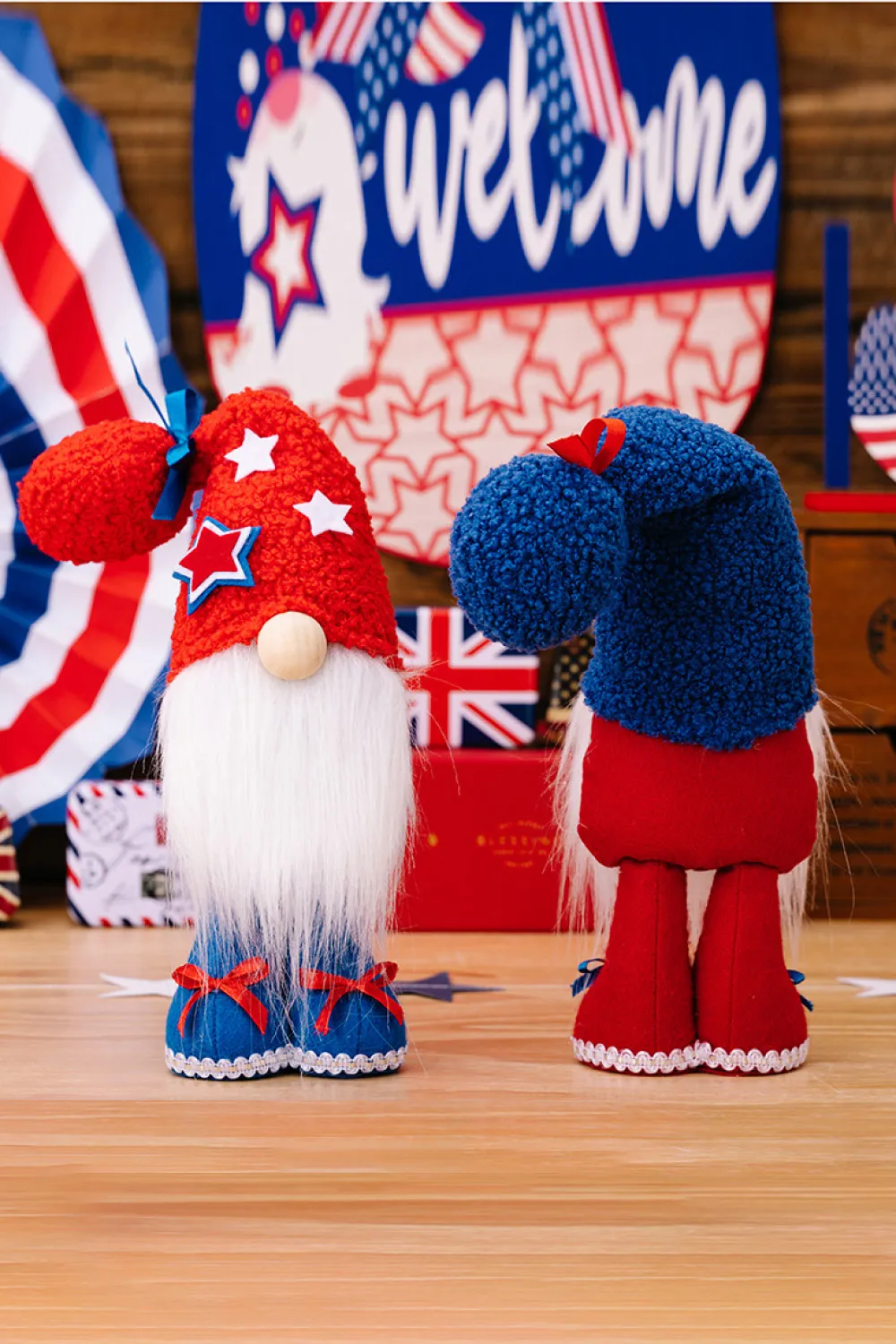 2-Piece Independence Day Knit Beard Gnomes, image 4