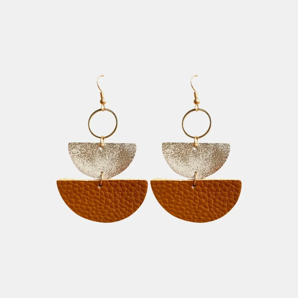 Geometrical Shape Dangle Earrings, image 2