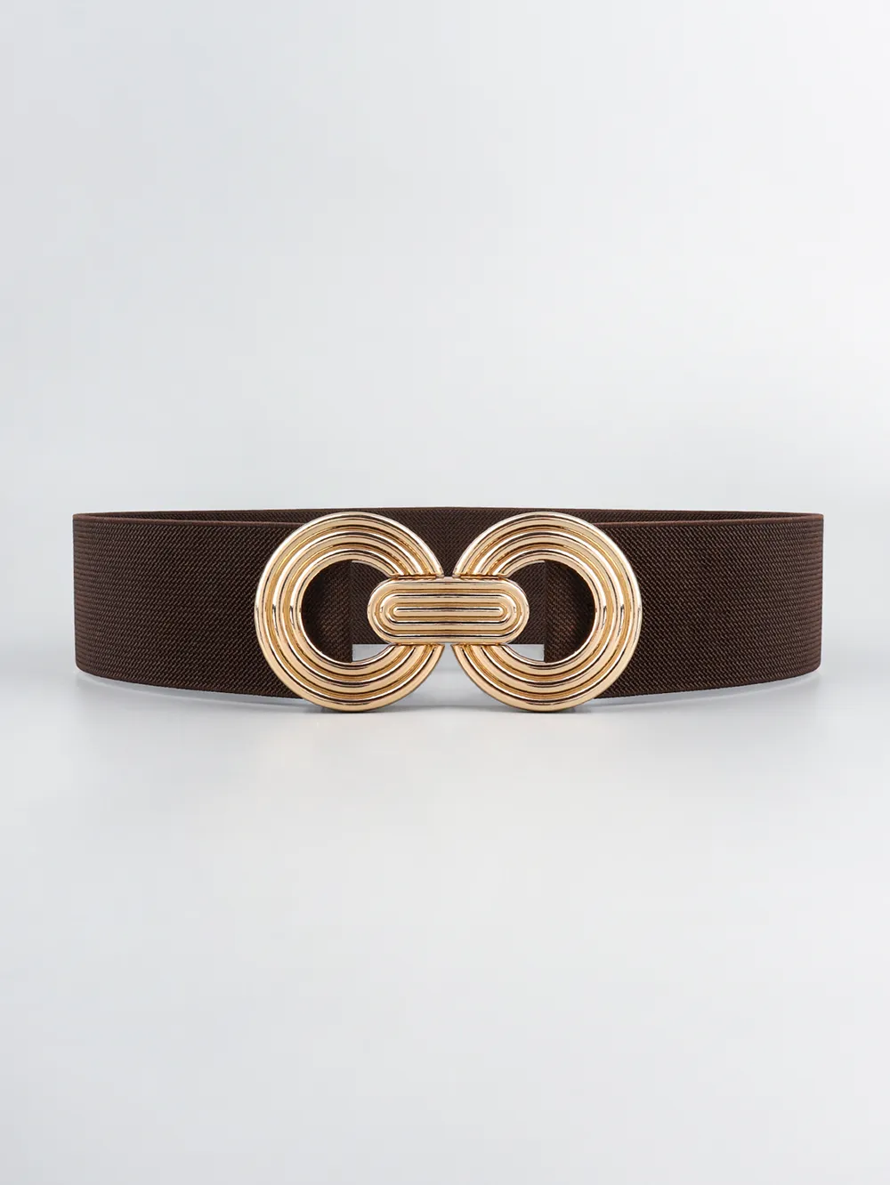 Geometric Buckle Elastic Wide Belt, image 10