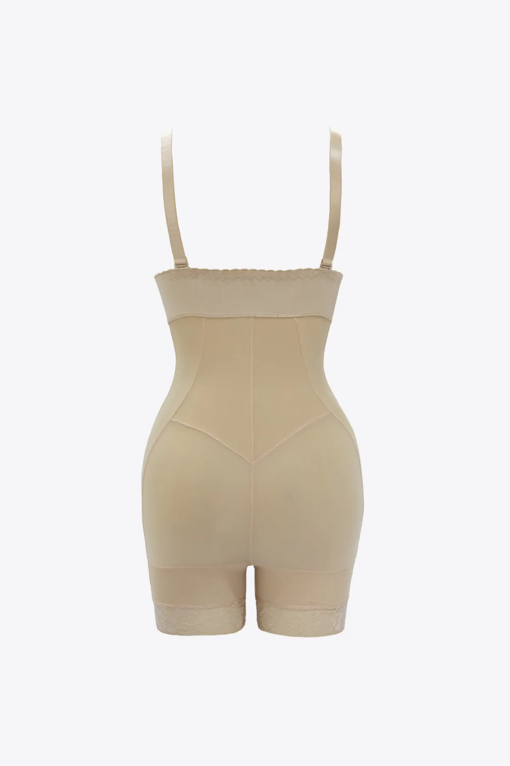 Full Size Zip Up Under-Bust Shaping Bodysuit, image 9