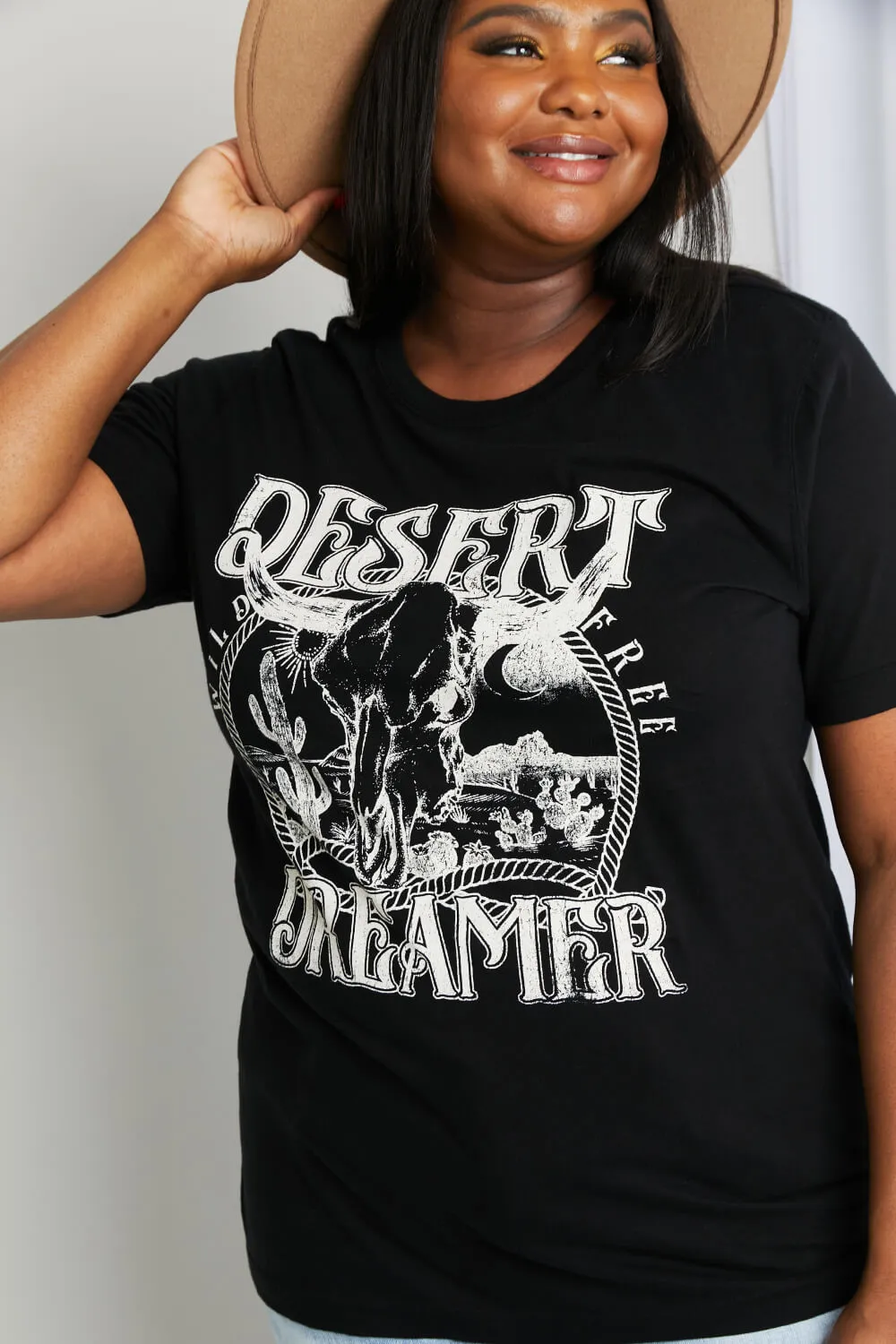 Full Size DESERT DREAMER Graphic Tee, image 5