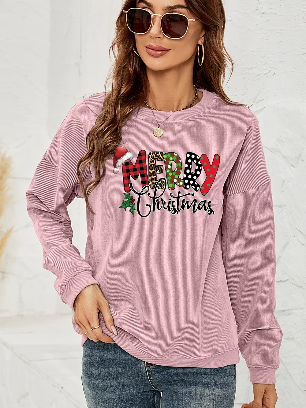 MERRY CHRISTMAS Graphic Sweatshirt, image 10