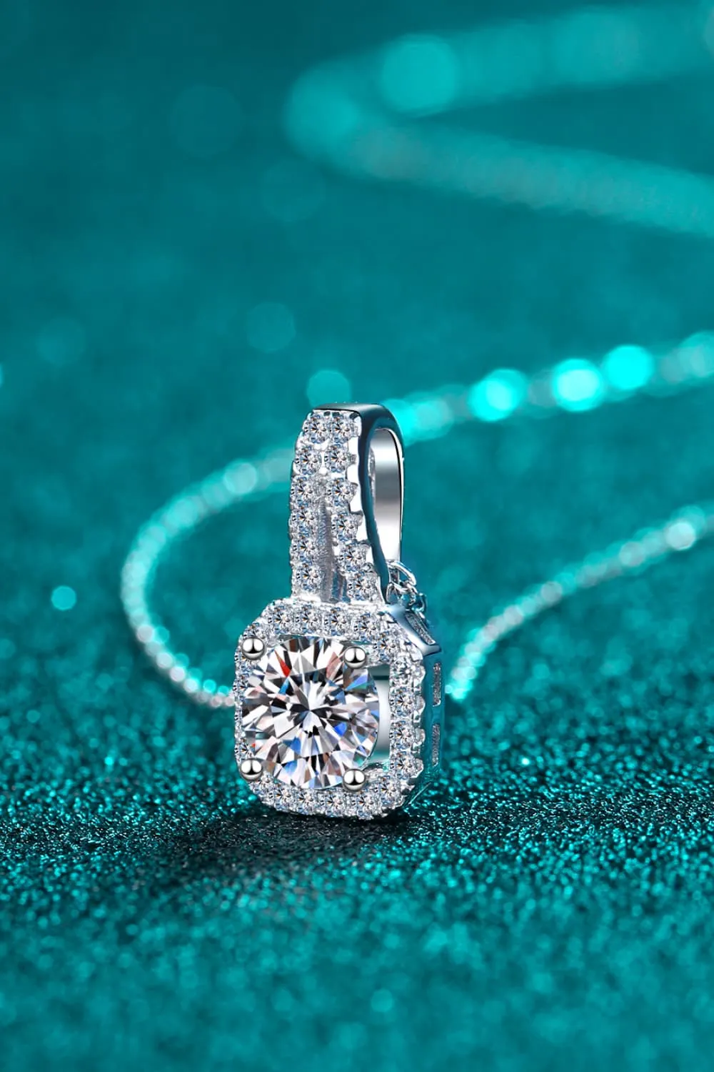 Moissanite 925 Sterling Silver Necklace, image 3