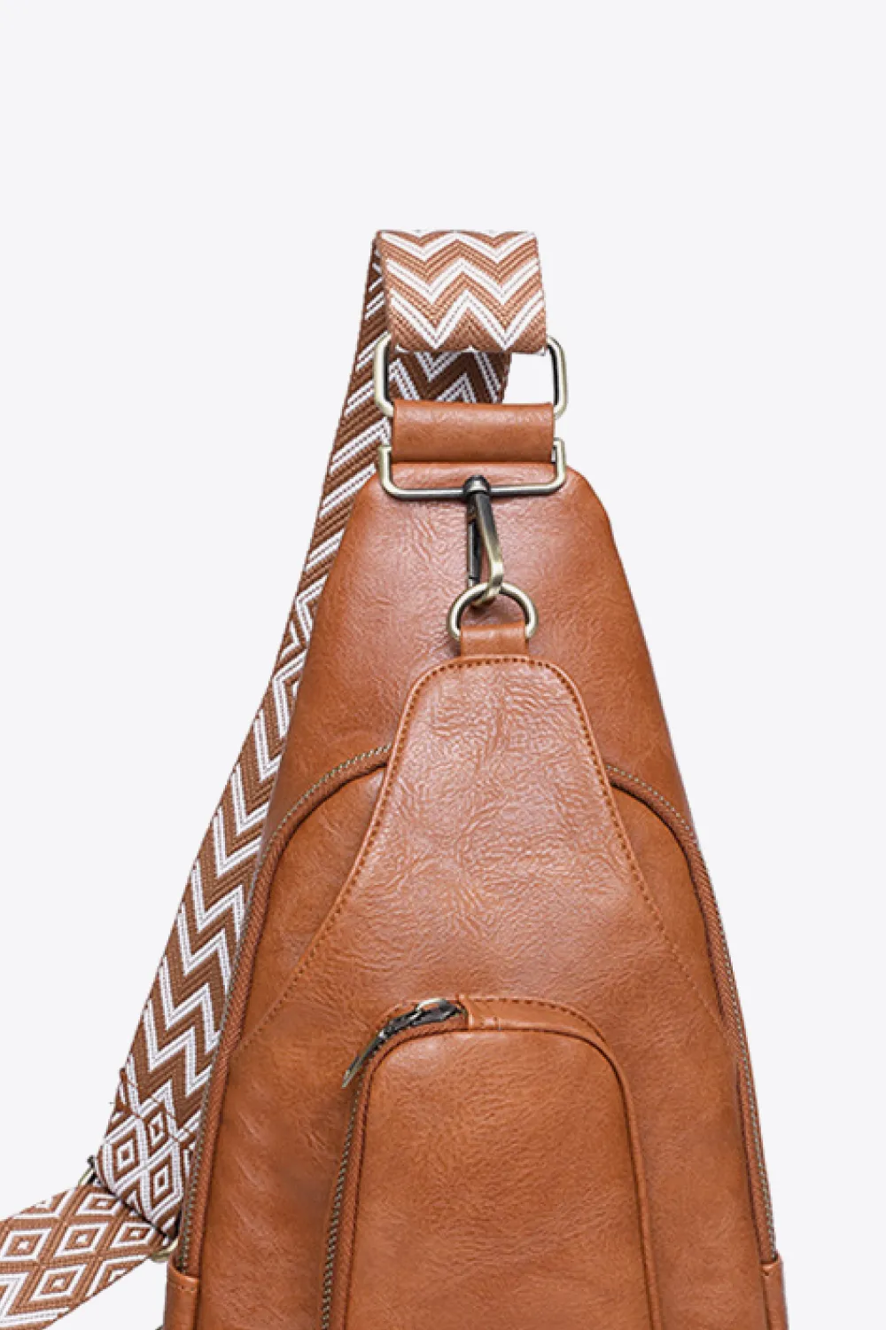 Take A Trip PU Leather Sling Bag, image 15