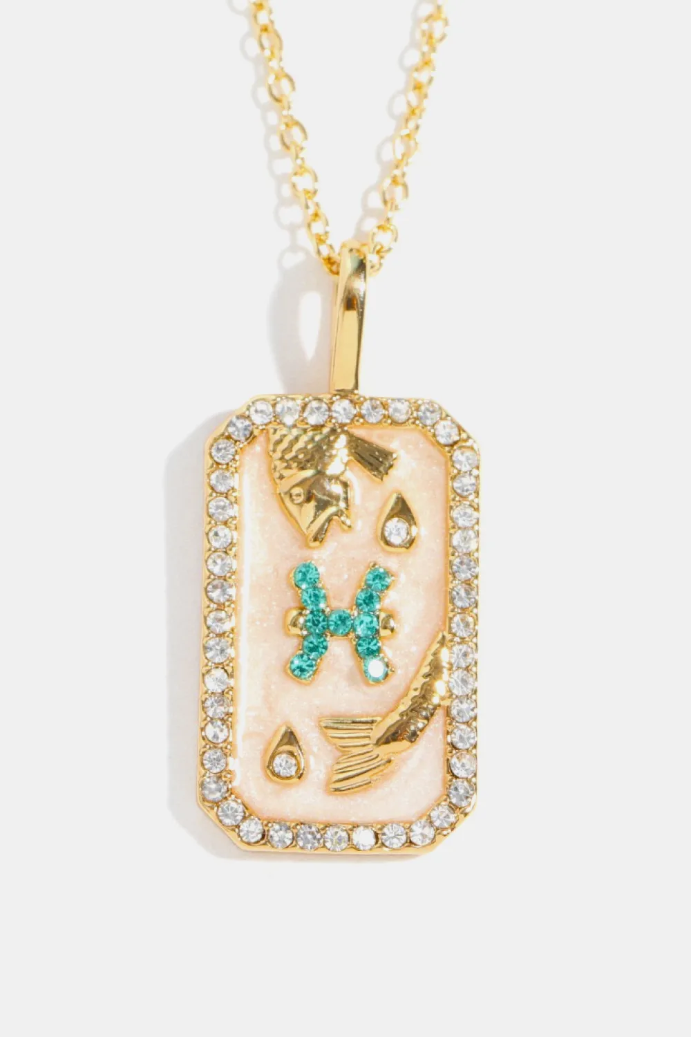 Rhinestone Constellation Pendant Copper Necklace, image 34