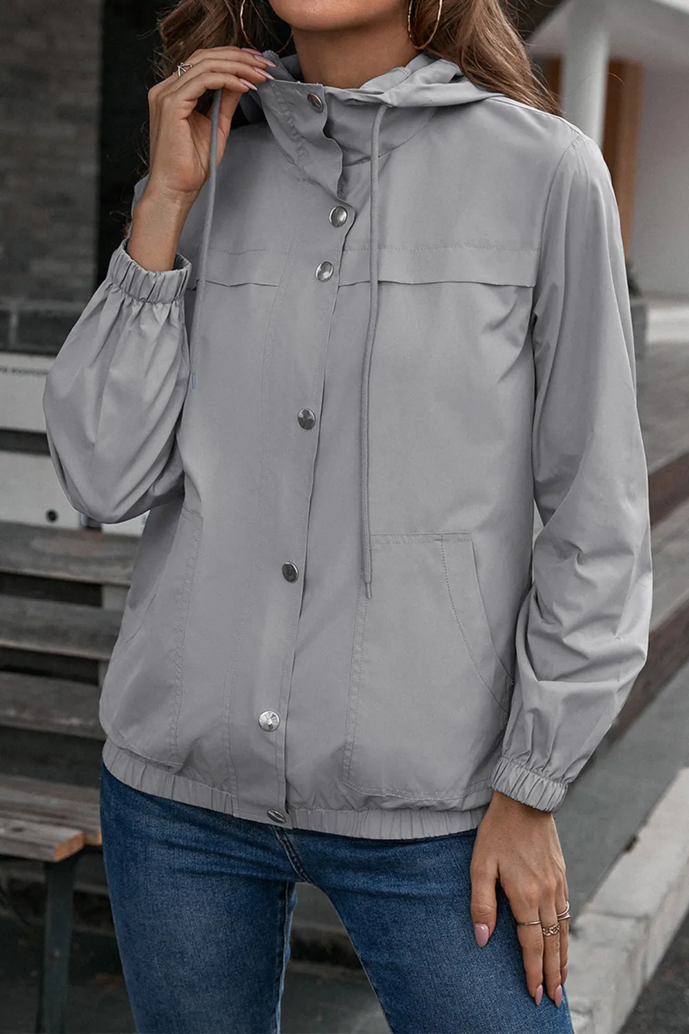 Button-Down Long Sleeve Sports Jacket, image 5