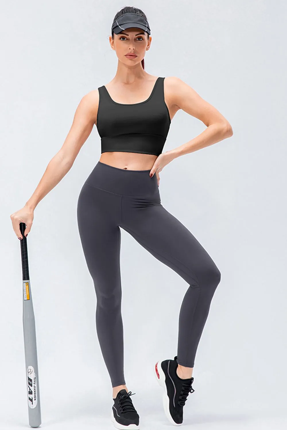 Wide Waistband Slim Fit Active Leggings, image 9