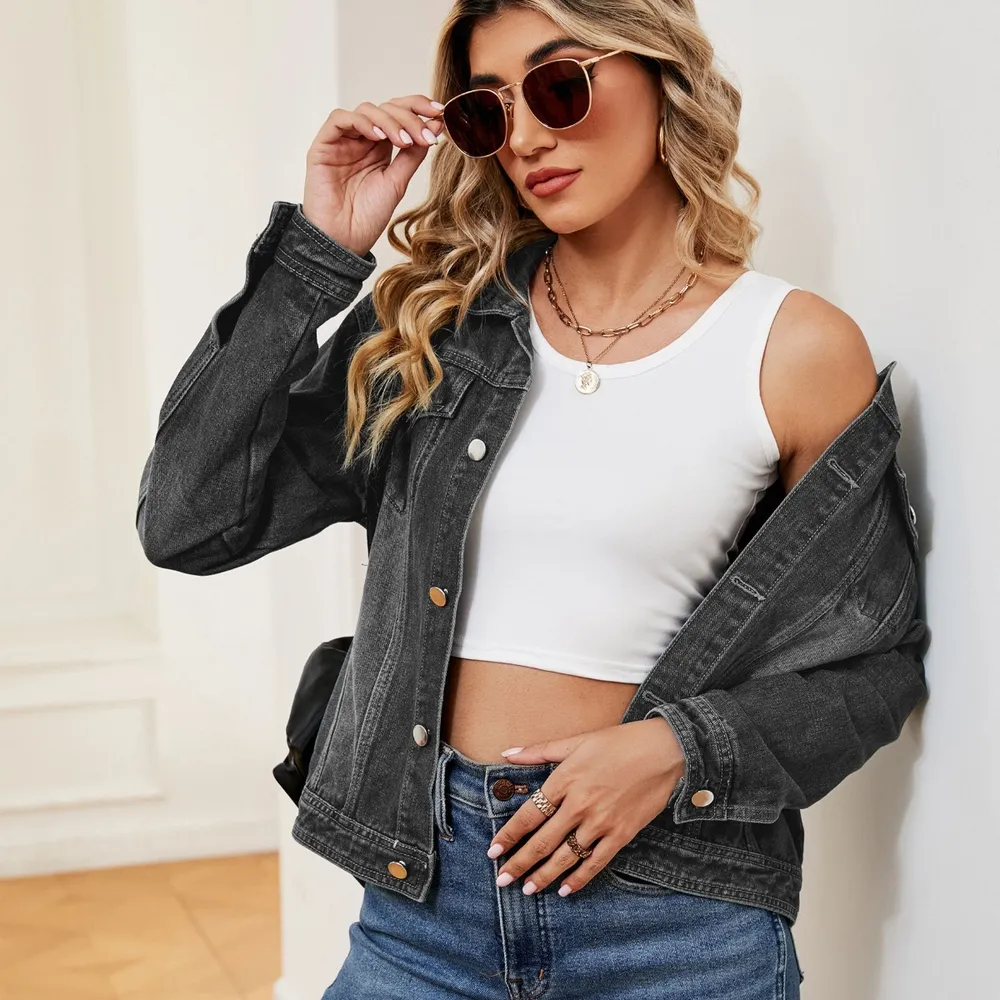 Washed Denim Jacket, image 9