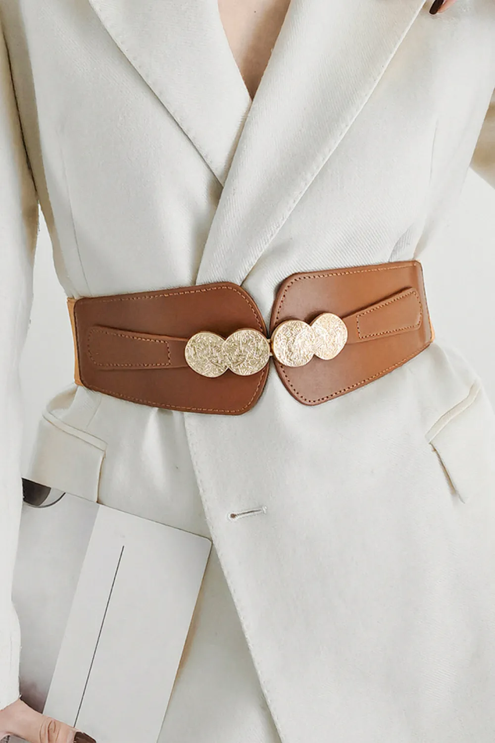 Alloy Buckle Elastic Belt, image 4