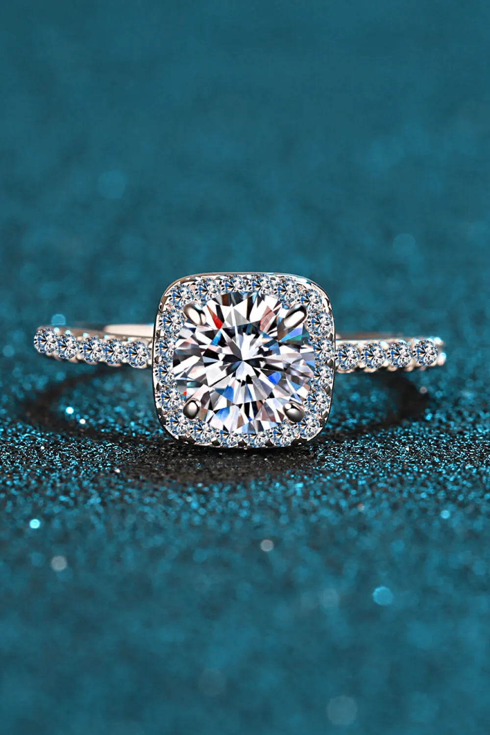 Square Moissanite Ring, image 5