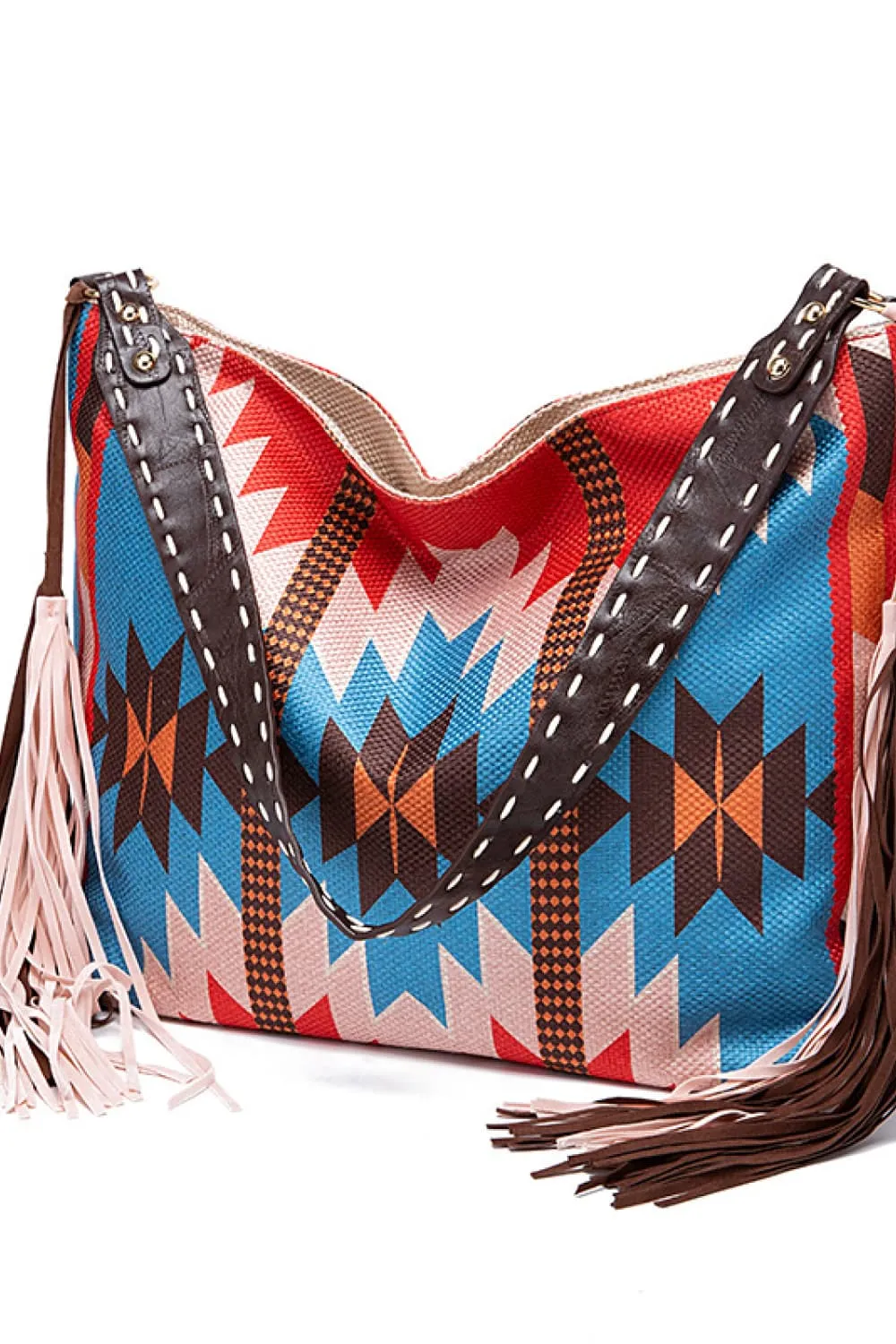 Geometric Canvas Tote Bag, image 18