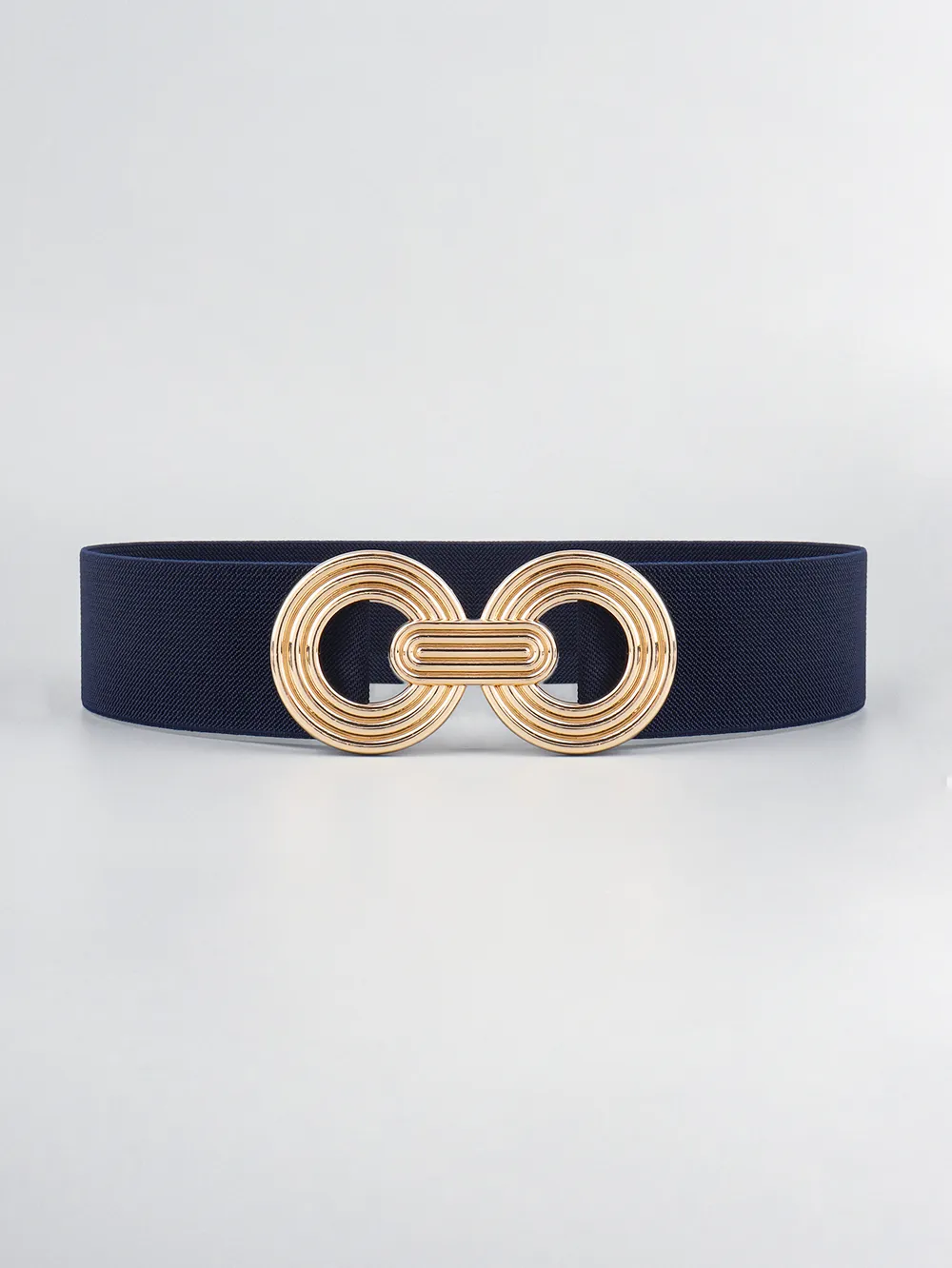 Geometric Buckle Elastic Wide Belt, image 12
