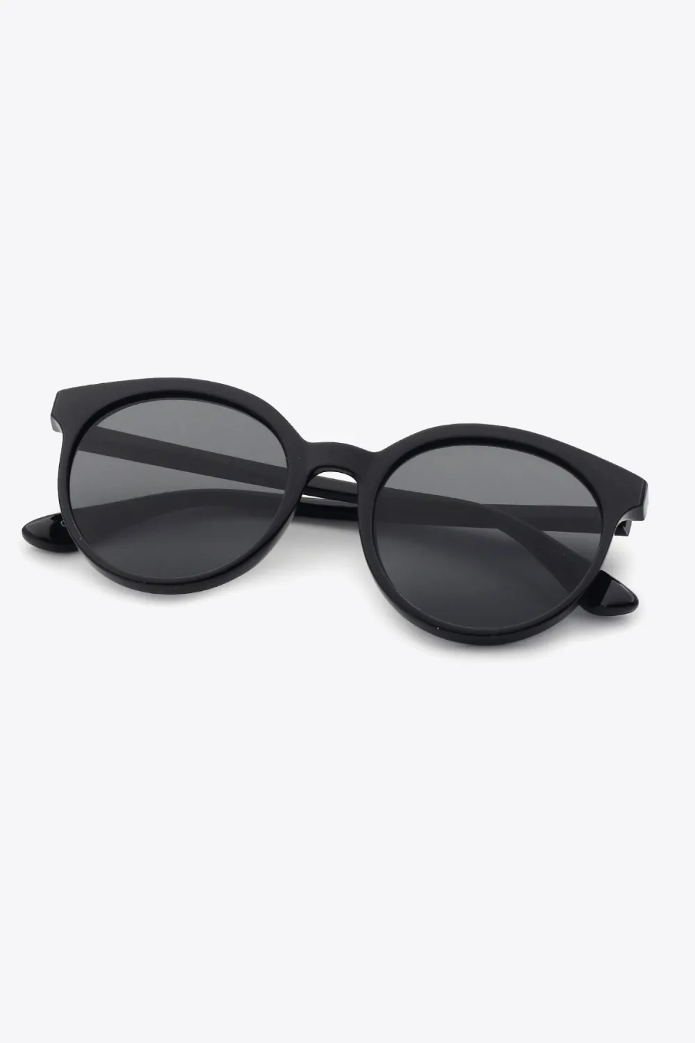Round Full Rim Polycarbonate Frame Sunglasses, image 5