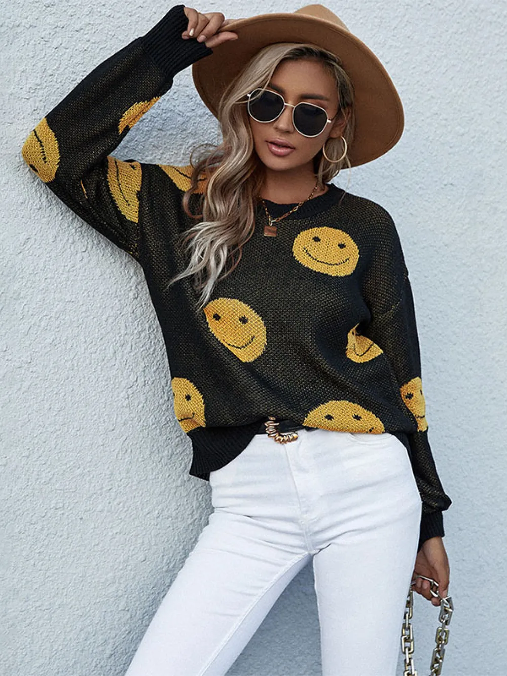 Smiley Face Sweater, image 2