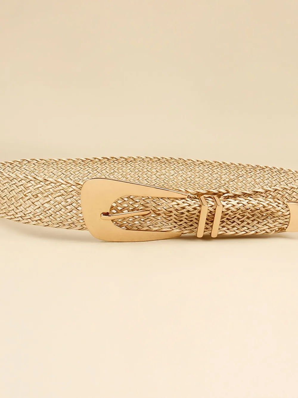 Irregular Buckle Braid Belt, image 13
