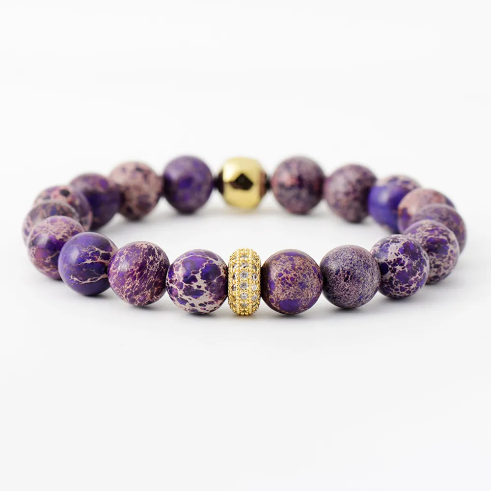 Natural Stone Beaded Bracelet, image 5