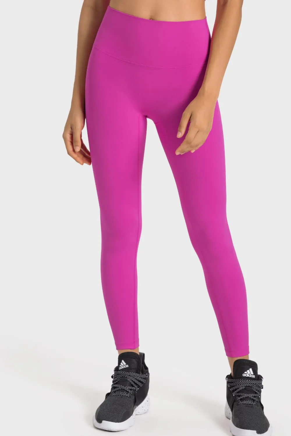 High-Rise Wide Waistband Yoga Leggings, image 9