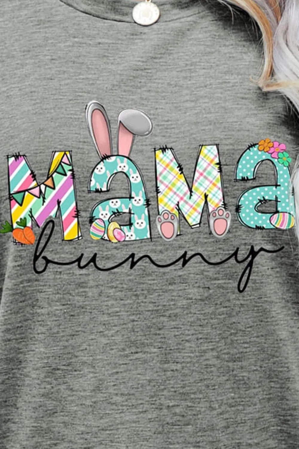 MAMA BUNNY Easter Graphic Tee, image 12