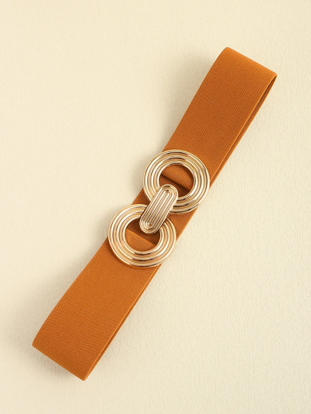Geometric Buckle Elastic Wide Belt, image 13