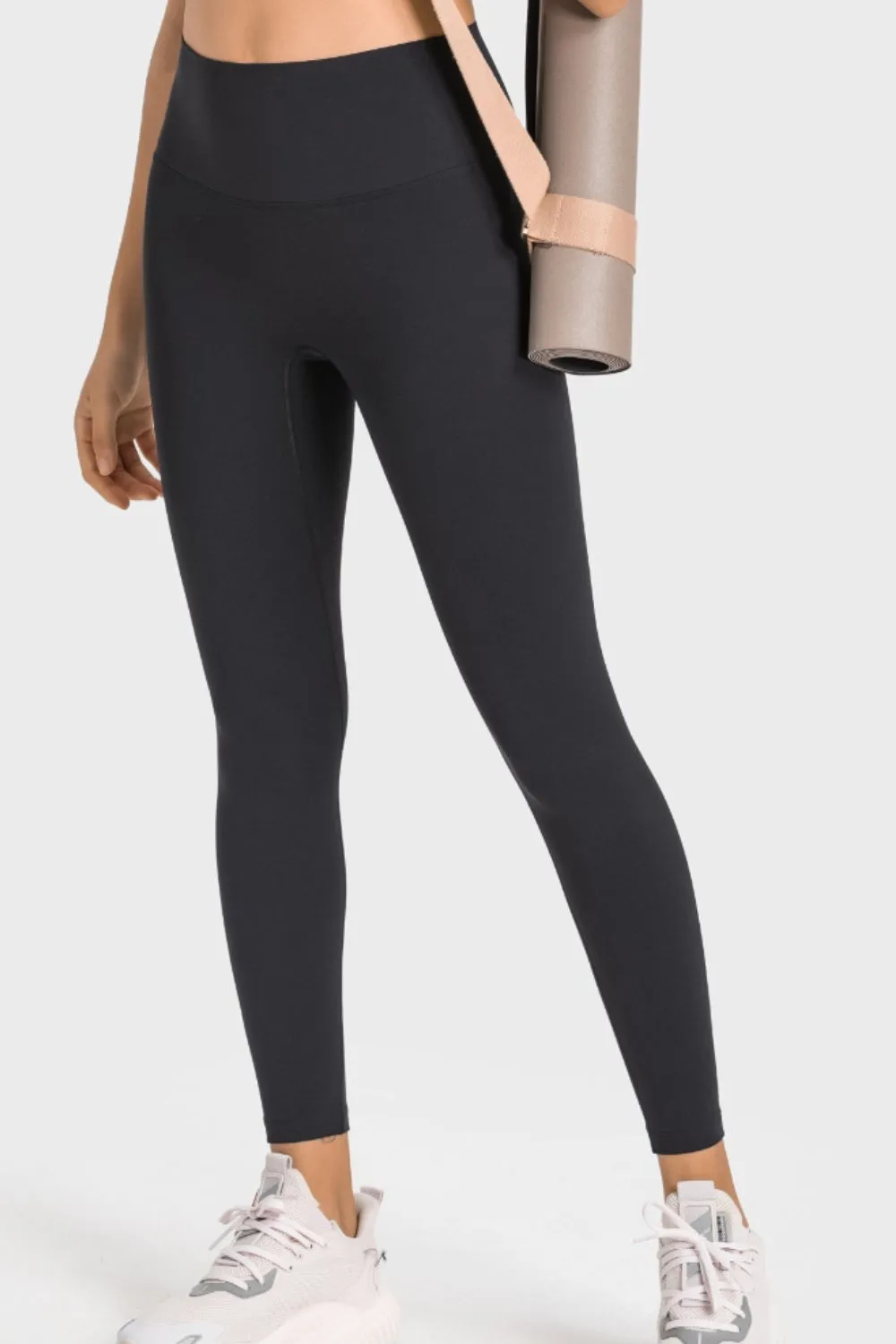 High-Rise Wide Waistband Yoga Leggings, image 10