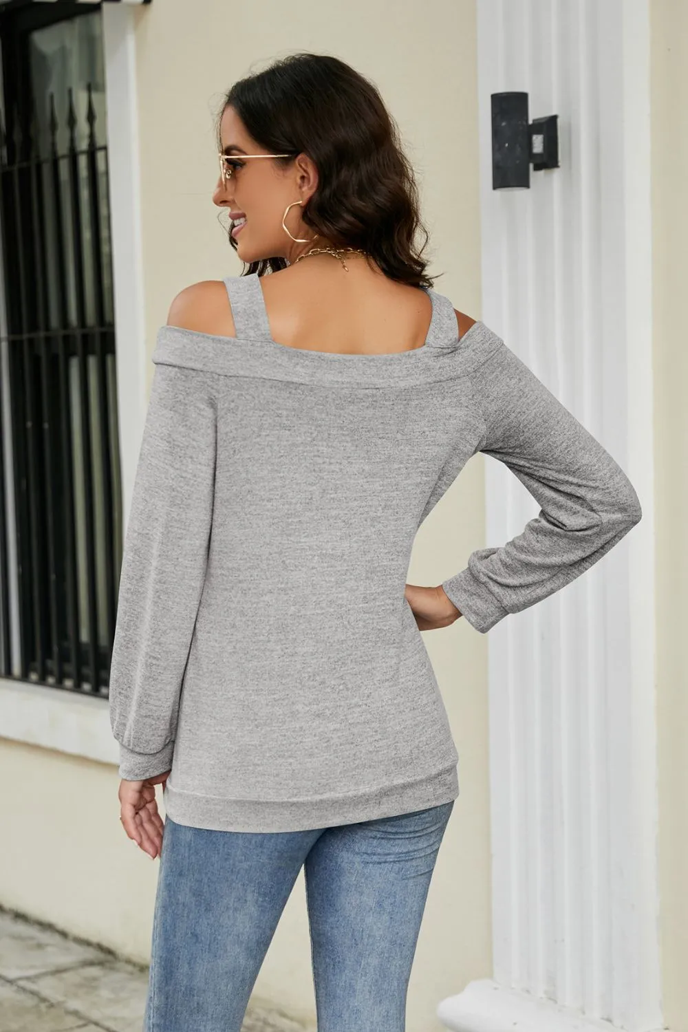 Cutout Cold-Shoulder Top, image 9