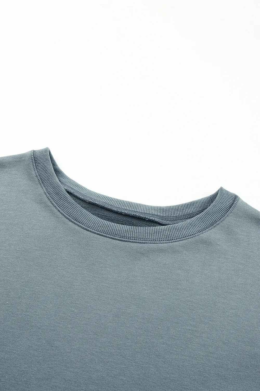 Side Slit Drop Shoulder Sweatshirt, image 14