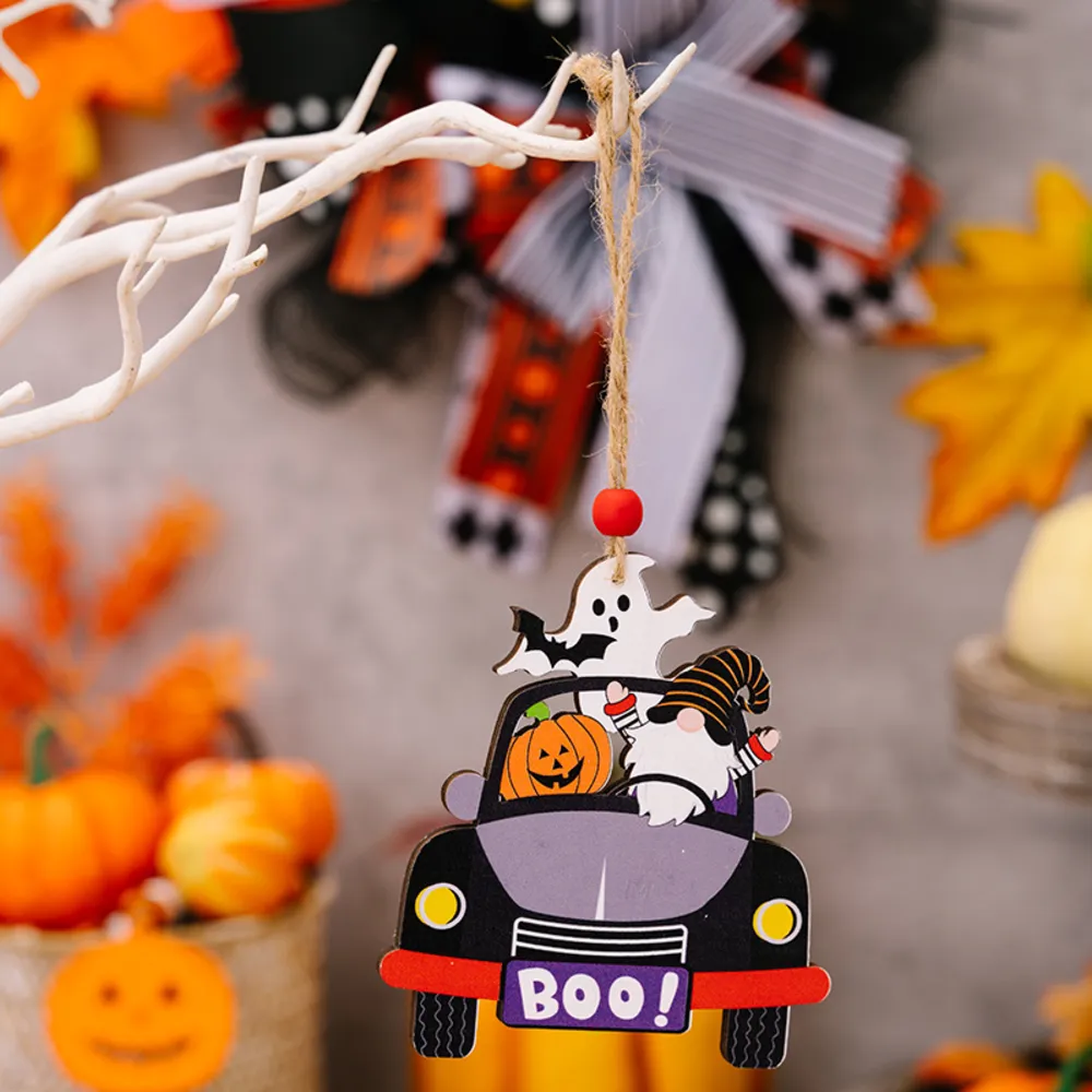 4-Piece Halloween Element Car-Shape Hanging Widgets, image 8