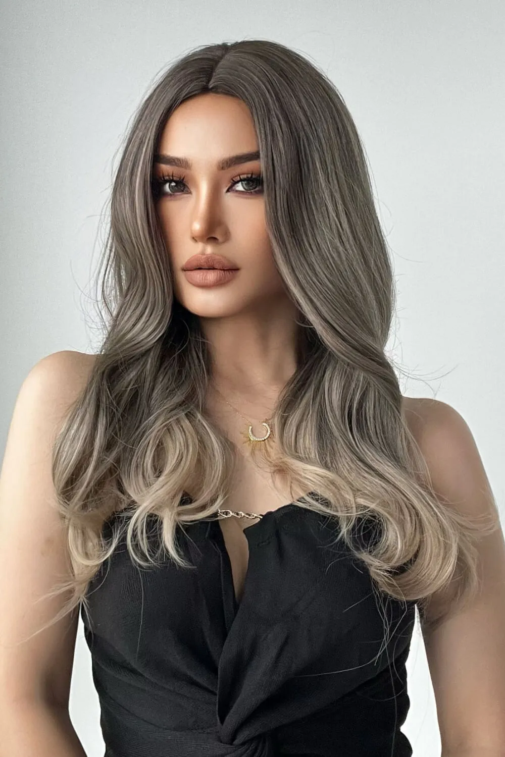 13*1" Full-Machine Wigs Synthetic Long Straight 24", image 9