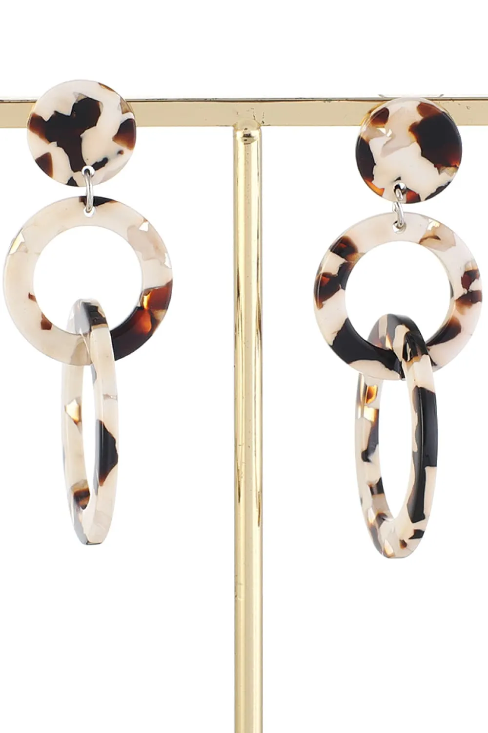 Acrylic Double-Hoop Earrings, image 11