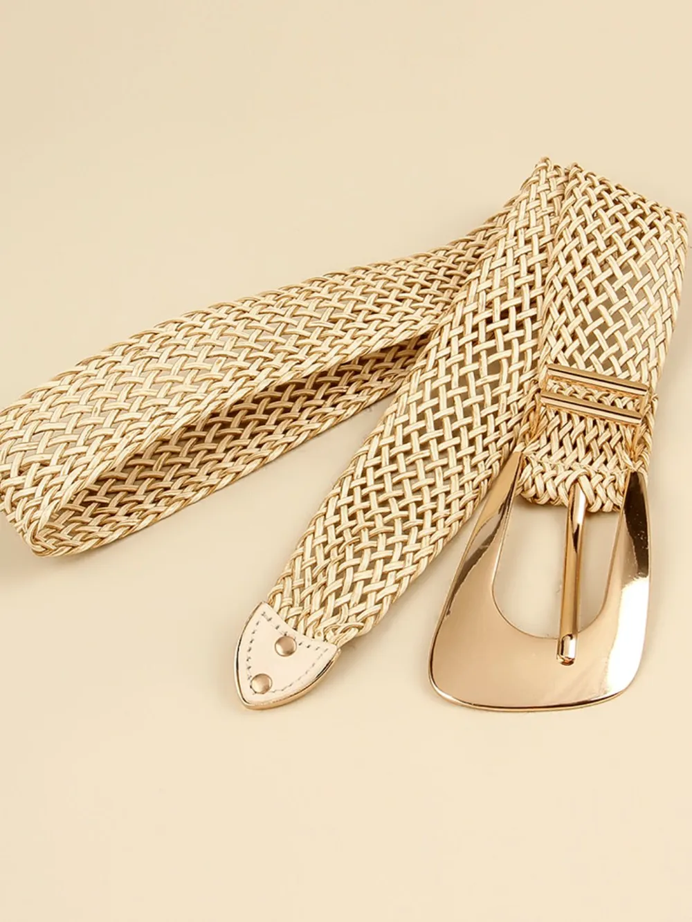 Irregular Buckle Braid Belt, image 14