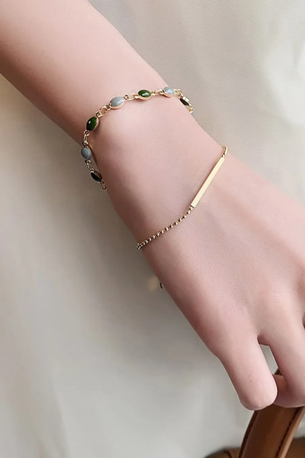 Alloy Double-Layered Bracelet, image 2