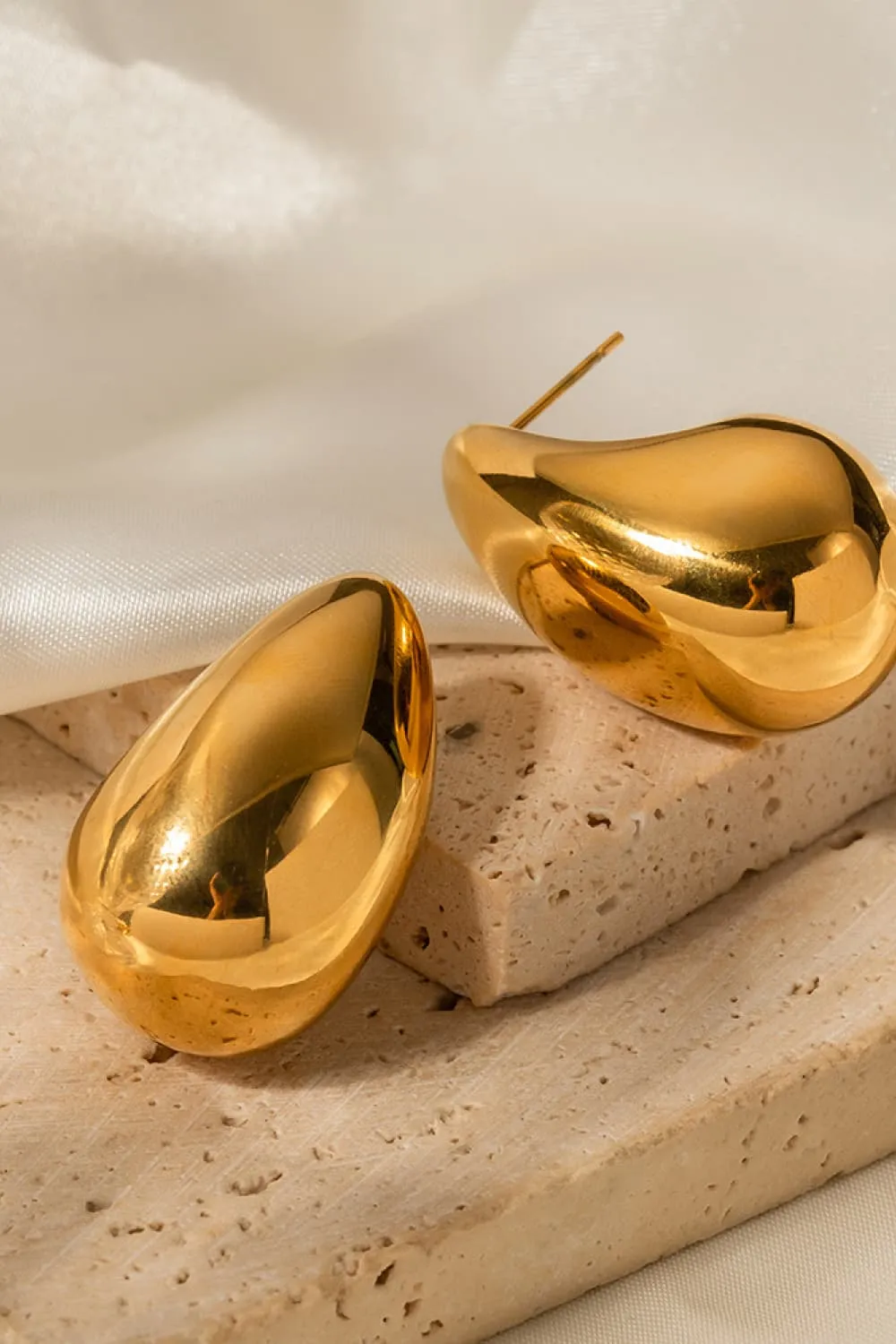 18K Gold-Plated Copper Earrings, image 3