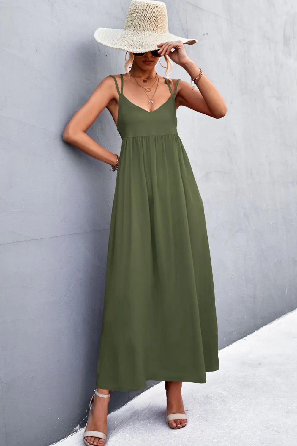 Double Strap Tie Back Dress, image 9
