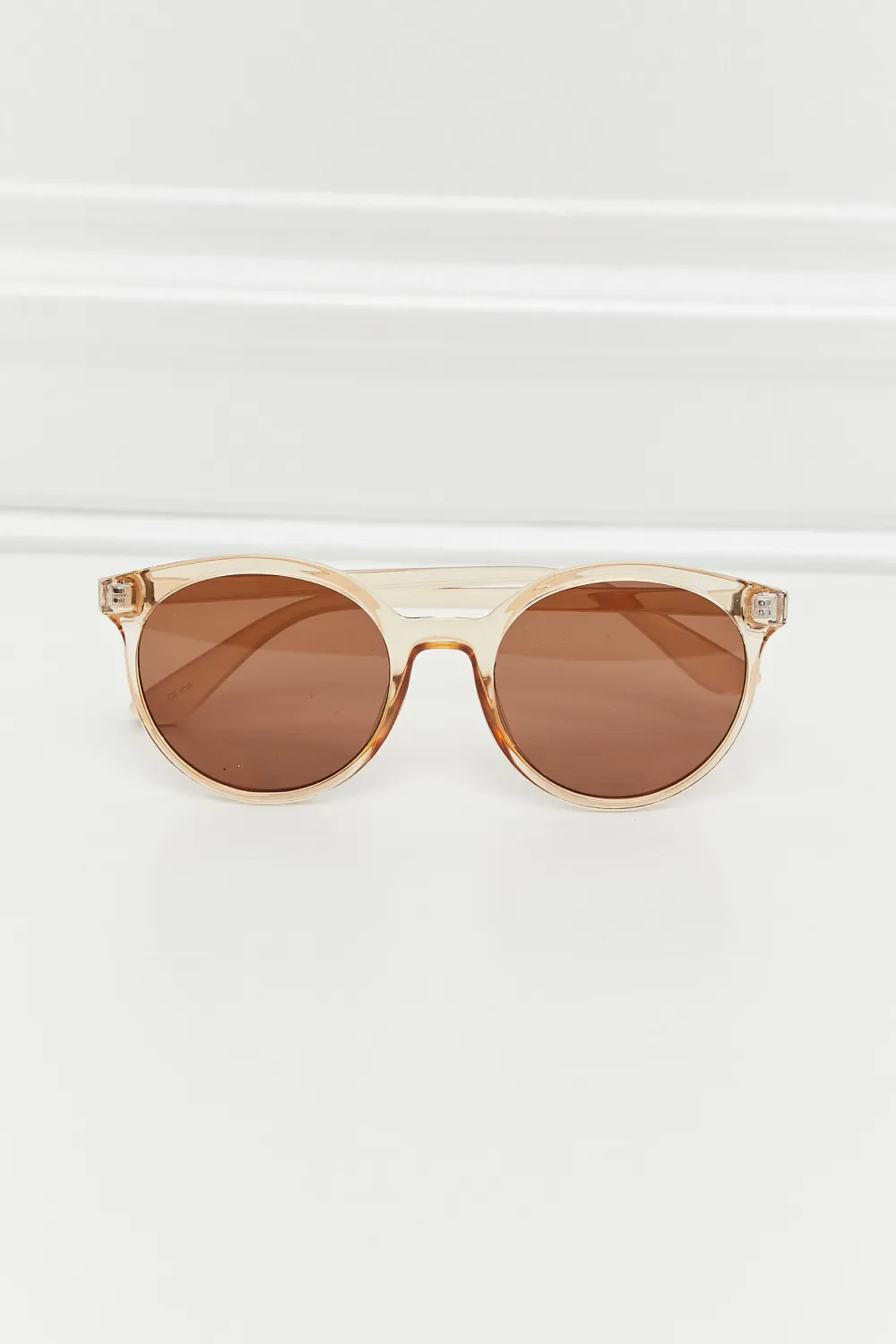 Round Full Rim Polycarbonate Frame Sunglasses, image 7