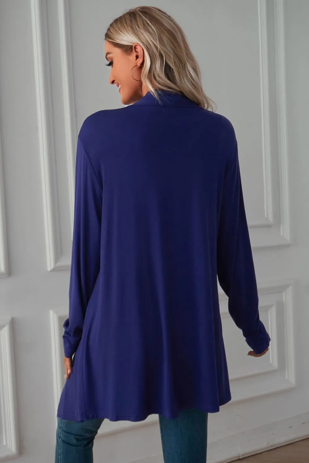 Open Front Long Sleeve Cardigan, image 3